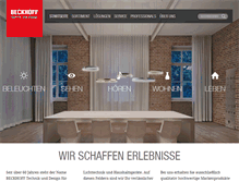 Tablet Screenshot of beckhoff-verl.de